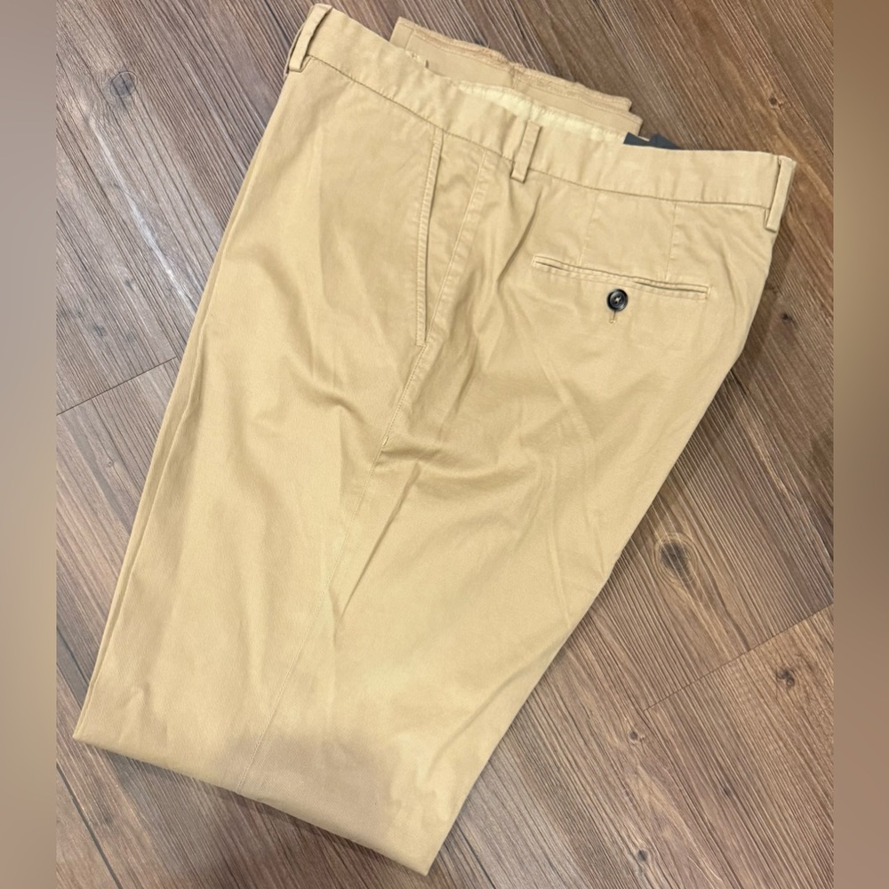 Zegna luxury flat front trousers EU 58